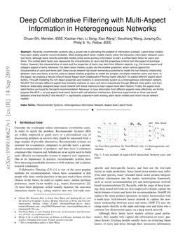 Deep Collaborative Filtering with Multi-Aspect Information in Heterogeneous Networks