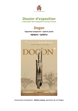 Dossier D'exposition Dogon