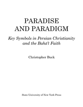 Paradise and Paradigm