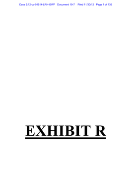 Case 2:12-Cv-01514-LRH-GWF Document 19-7 Filed 11/30/12 Page 1 of 135