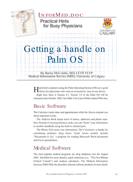 INFORMED.DOC Practical Hints for Busy Physicians