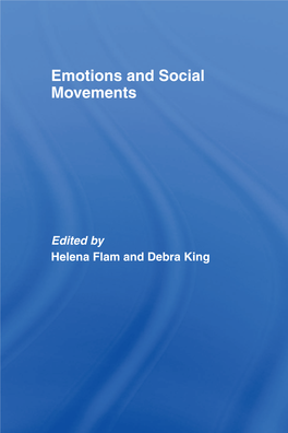 Emotions and Social Movements, Edited by Helena