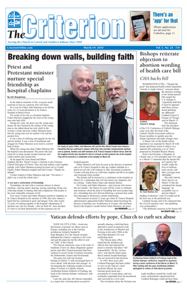 Breaking Down Walls, Building Faith