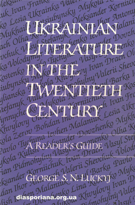 Ukrainian Literature in the Twentieth Century