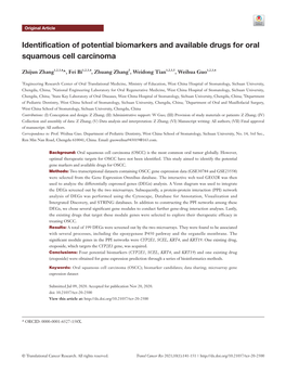 Downloaded Two Gene Expression Datasets from GEO: Associated with OSCC in Multiple Data Sets Can Provide New GSE30784 and GSE23558