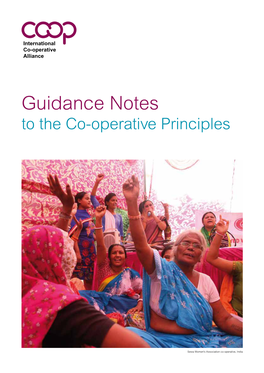 Guidance Notes to the Co-Operative Principles