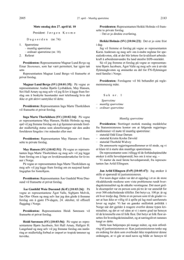 2183 2005 Møte Onsdag Den 27. April Kl. 10 President