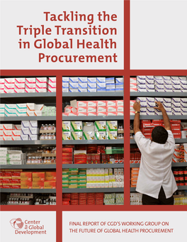 Tackling the Triple Transition in Global Health Procurement