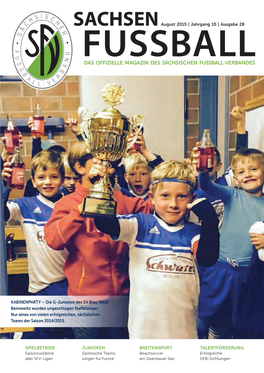 SACHSEN FUSSBALL AUGUST 2015 3 SFV Intern