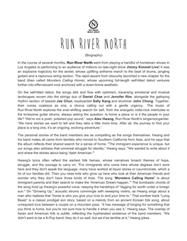 Run River North Bio FINAL