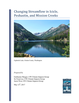 Changing Streamflow in Icicle, Peshastin, and Mission Creeks