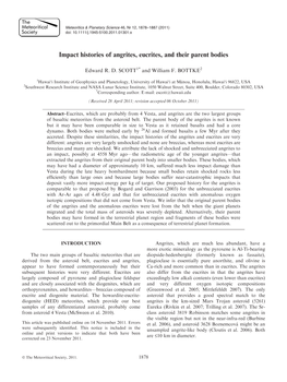 Impact Histories of Angrites, Eucrites, and Their Parent Bodies