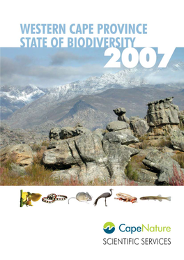 State of Biodiversity Western Cape 2007