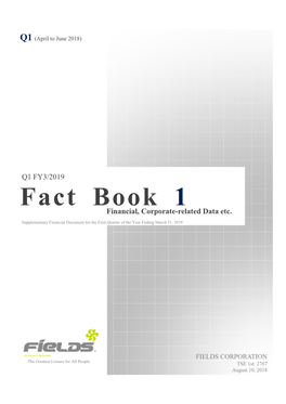 Fact Book 1 Financial, Corporate-Related Data Etc