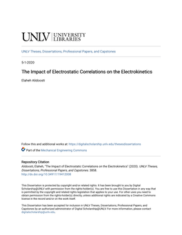 The Impact of Electrostatic Correlations on the Electrokinetics