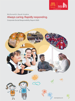 Always Caring. Rapidly Responding. Corporate Social Responsibility Report 2020