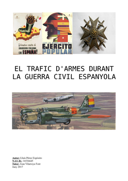 El Trafic D'armes Durant La Guerra Civil Espanyola