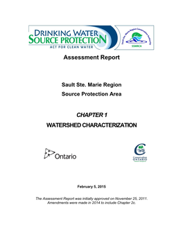 Chapter 1 Watershed Characterization