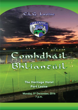 2016 Laois GAA Convention Booklet