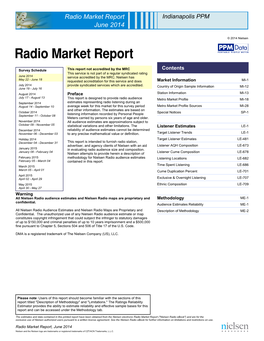 Radio Market Report June 2014