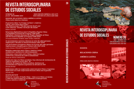 Revista Interdisciplinaria De Estudios Sociales Número 20 Julio–Diciembre 2019 Issn Edición Impresa 1853-1679 Issn Edición En Línea 2469-1860