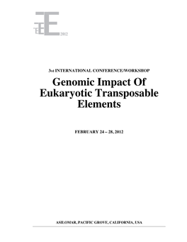 Genomic Impact of Eukaryotic Transposable Elements