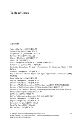 Table of Cases