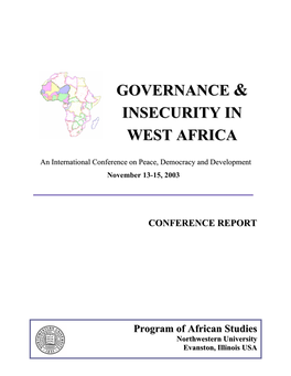 Governance Insecurity in West Africa