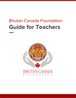 Guide for Teachers