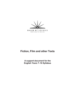 Fiction, Film and Other Texts