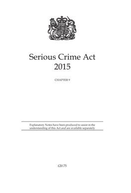 Serious Crime Act 2015