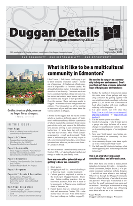 What Is It Like to Be a Multicultural Community in Edmonton?