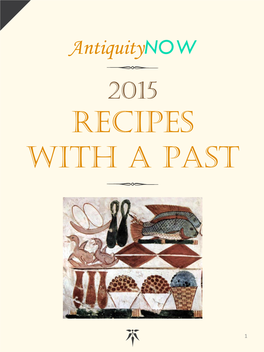 Recipes with a Past 2015