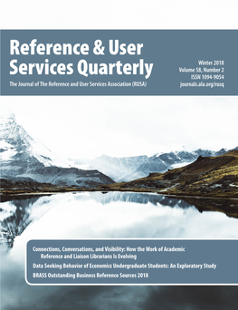 Reference & User Services Quarterly