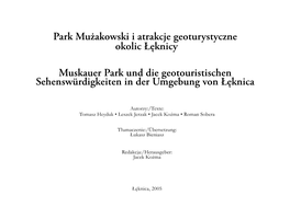 Park Mużakowski I Atrakcje Geoturystyczne Okolic Łęknicy