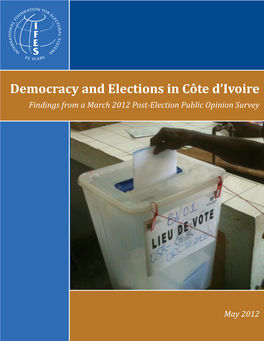 Democracy and Elections in Côte D'ivoire