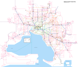 Melbourne Public Transport Map Highlands SC 525 525 529 529 533 381