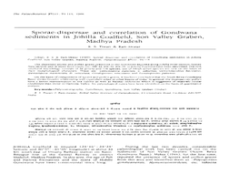 Correlation of Gondwana Son Valley Graben, Pradesh Sporae-Dispersae