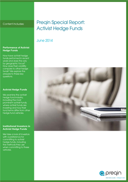 Activist Hedge Funds