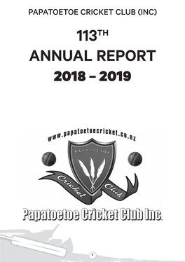 113Th Annual Report 2018 – 2019