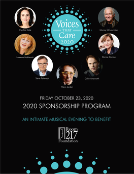 VTC 2020 Sponsorship Program