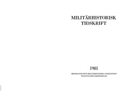 MILIT ÄRHISTORISI( Tidsl(RIFT