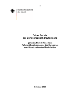 Dritter Bericht Der Bundesrepublik Deutschland