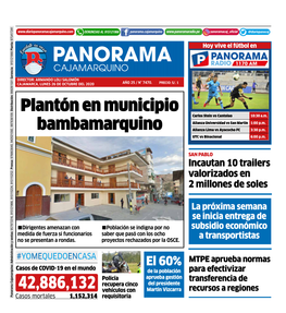 Plantón En Municipio Bambamarquino