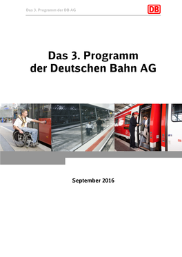 Das 3. Programm Der Deutschen Bahn AG