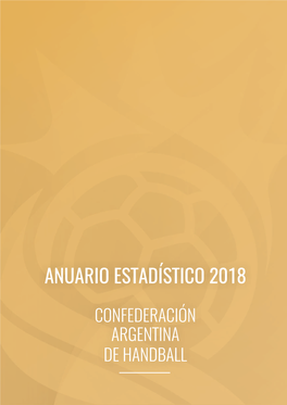 Anuario Estadístico 2018