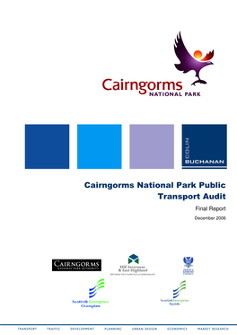 Cairngorms National Park Public Transport Audit Final Report