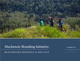 Mackenzie Branding Initiative DECEMBER 2016