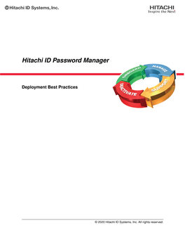Hitachi ID Password Manager Deployment Best Practices