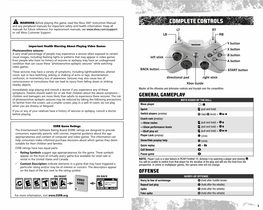 Complete Controls and Any Peripheral Manuals for Important Safety and Health Information